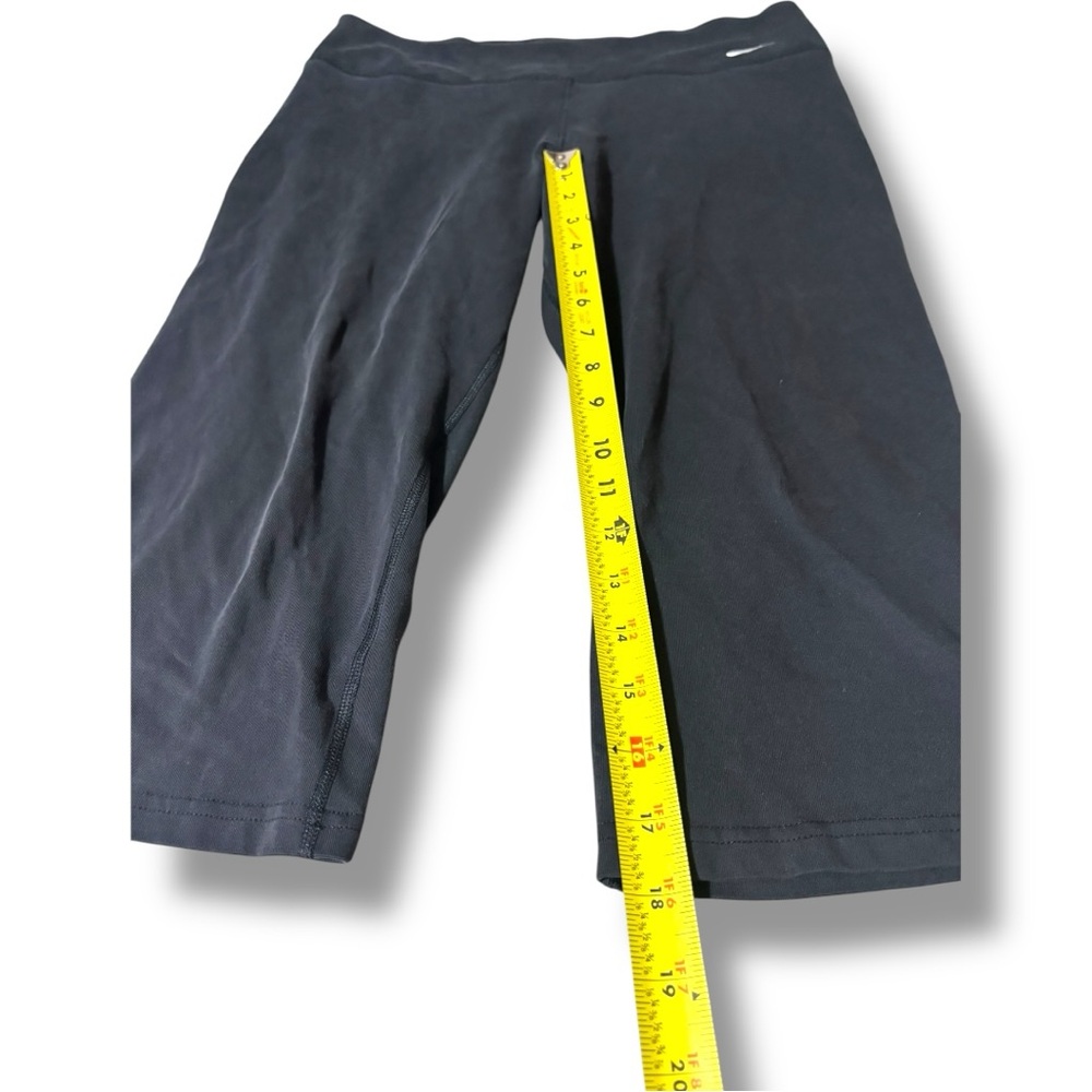 Nike Black Dri Fit Wide-Leg Capri Yoga Workout Pants - Picture 10 of 11